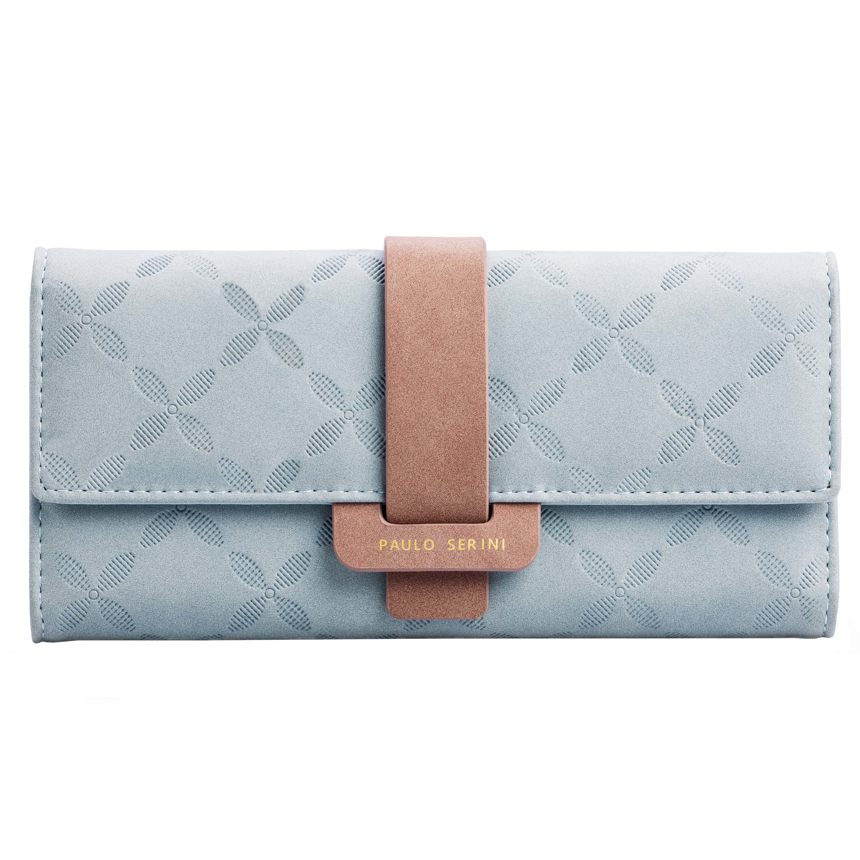 Classic Wallet - Sky Blue Front